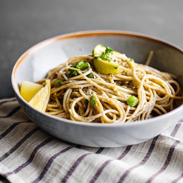 Anna's Avocado & Lemon Zest Spaghetti