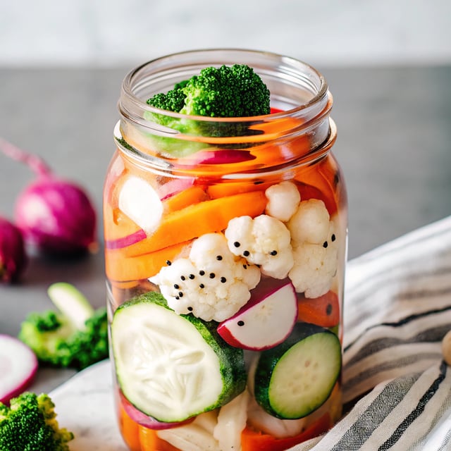 Any Vegetable Vinegar Pickles