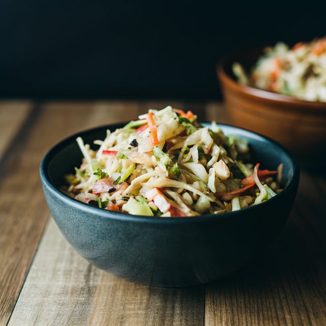 Apple and Poppy Seed Coleslaw