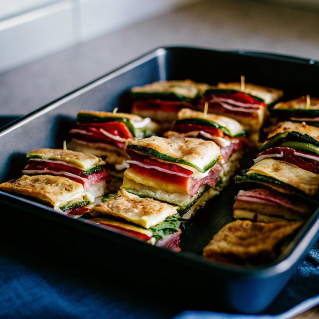 Antipasto Appetizer Squares