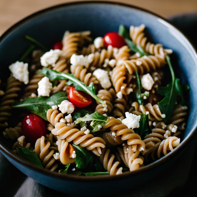 Arugula and Goat Cheese Pasta Salad