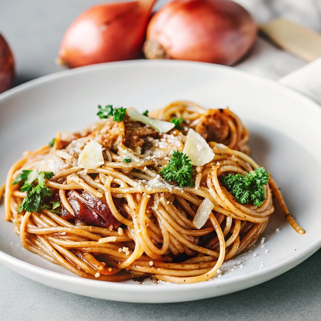 Caramelized Shallot Pasta