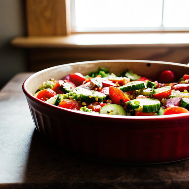 Highly Seasoned Cucumber Salad