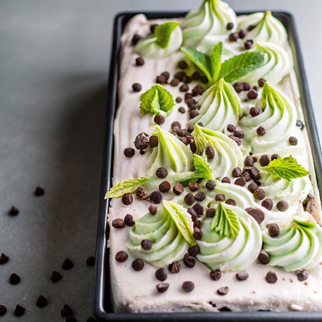 Mint Chip Ice Cream Cake