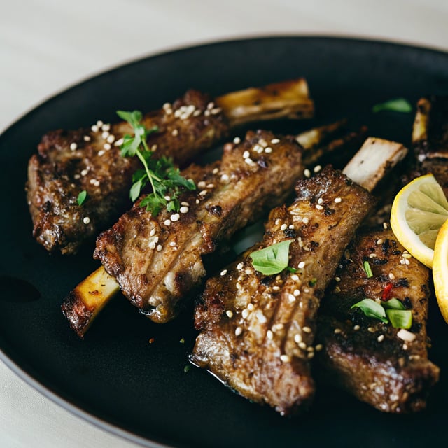 Tangy, Spicy Grilled Ribs