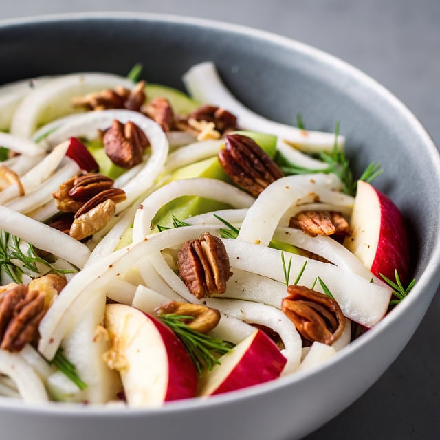Very Crunchy Salad feat. Fennel, Apples, and Pecans