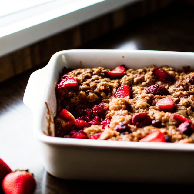 Overnight Baked Oatmeal