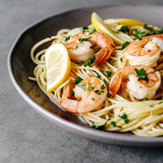 Shrimp Scampi with Pasta