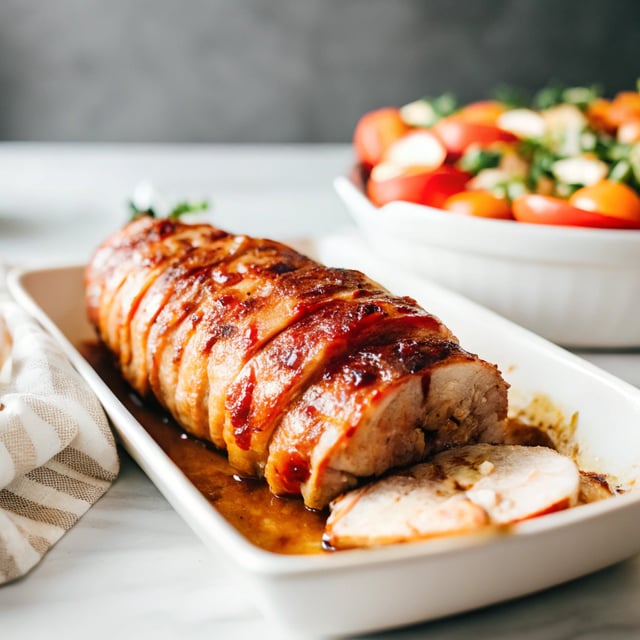 Sweet Bacon-Wrapped Pork Loin