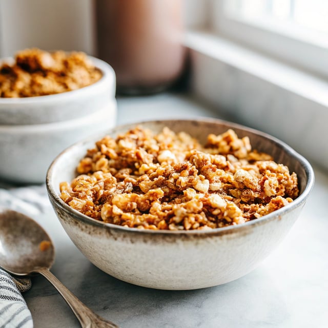 5-Ingredient Chia & Peanut Butter Granola