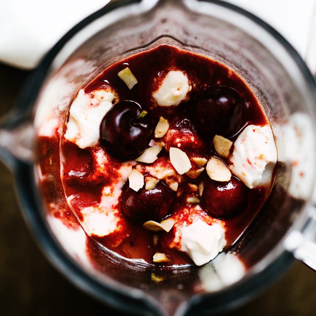 Almond Cherry Smoothie (my favorite smoothie ever!)