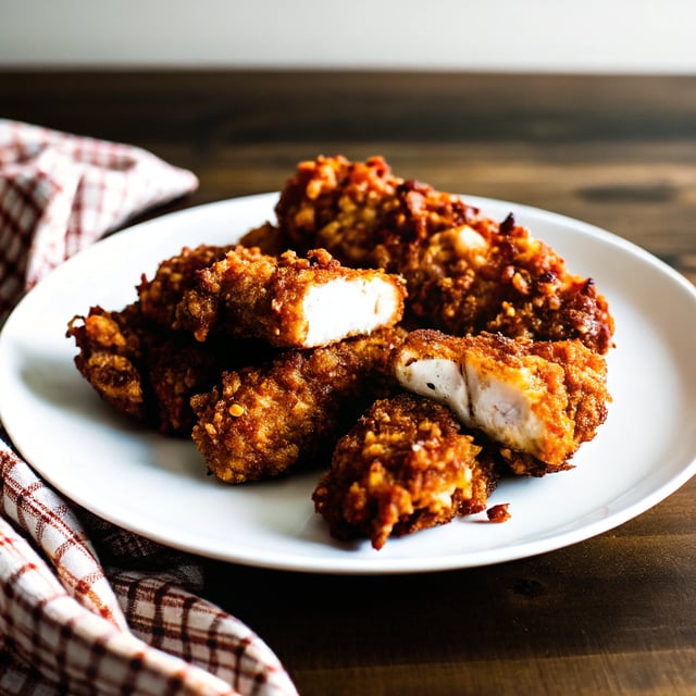 Baked Crunchy Honey Cornflake Chicken