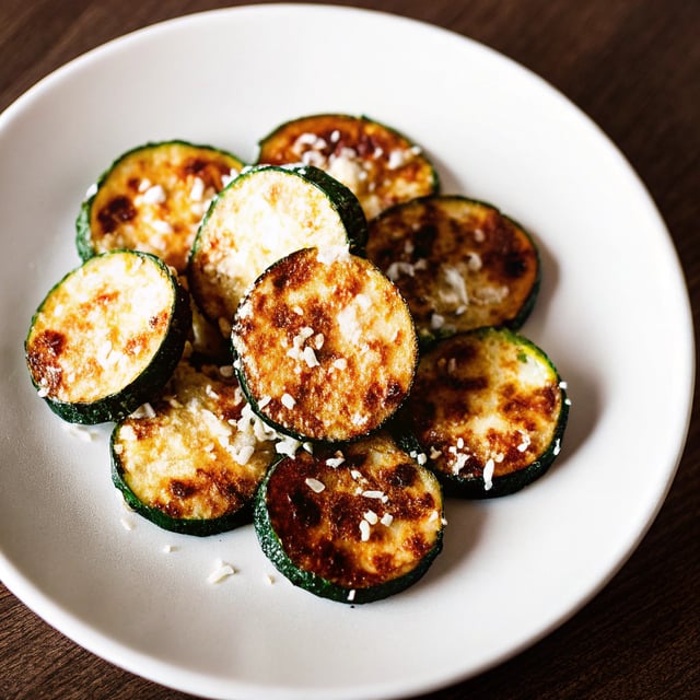 Baked Parmesan Zucchini Chips