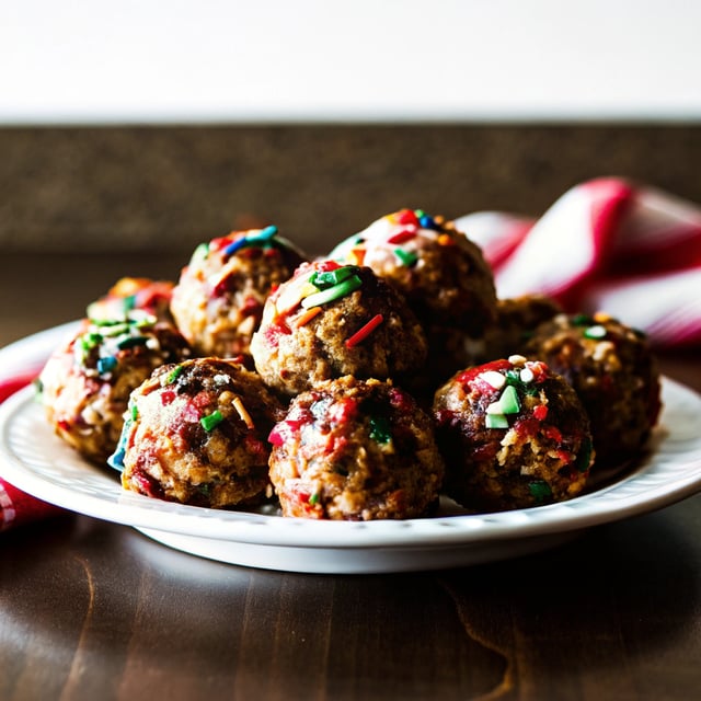 Birthday Cake Cookie Dough Energy Bites