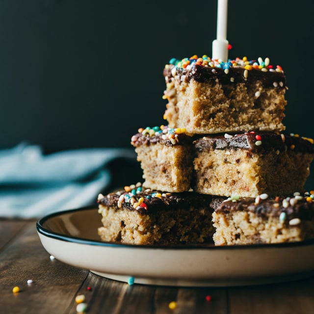 Birthday Cake Rice Krispie Treats