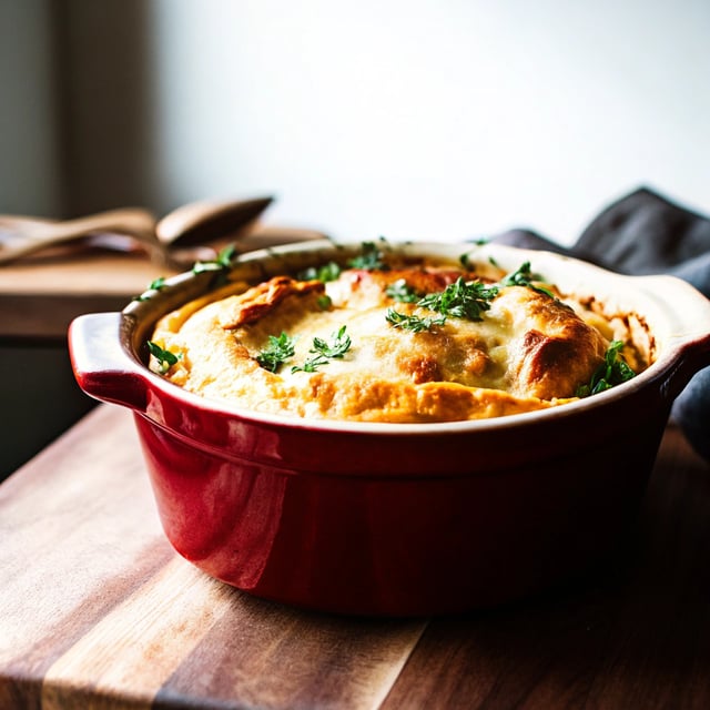Blow Ya Mind Cheddar Broccoli Chicken Pot Pie