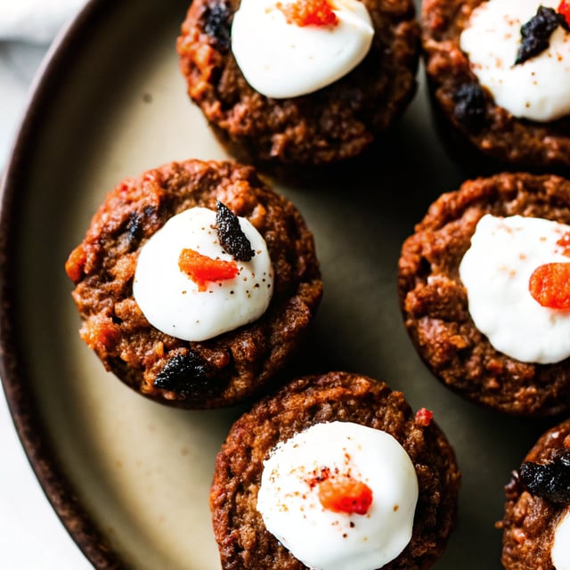 Carrot Cake Baked Oatmeal Cups