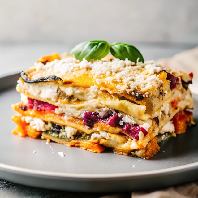 Cozy Roasted Vegetable Butternut Squash Lasagna
