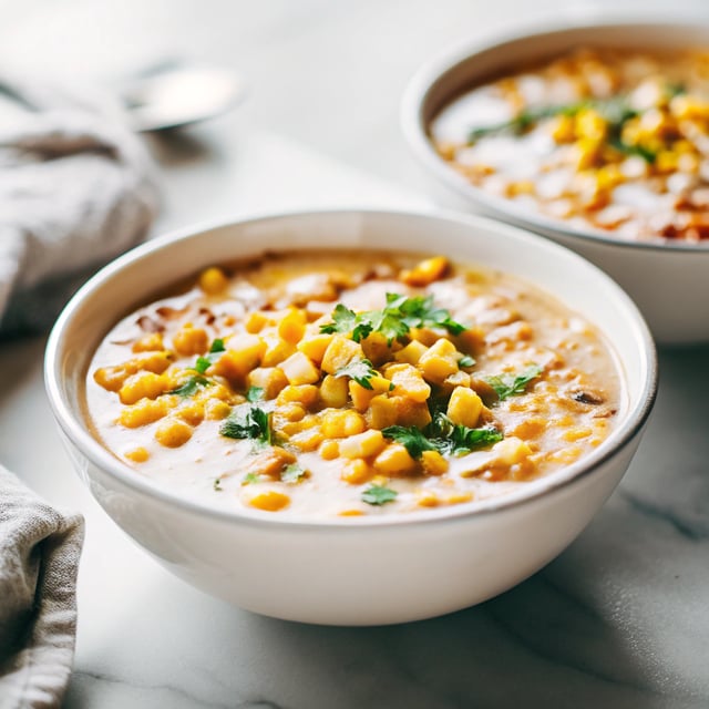 Creamy Vegan Corn Chowder