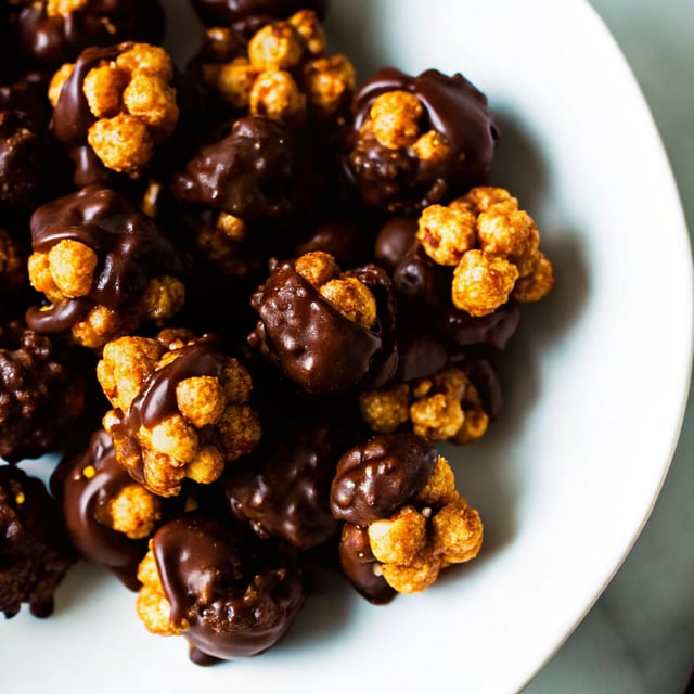 Crispy Chickpea Chocolate Clusters