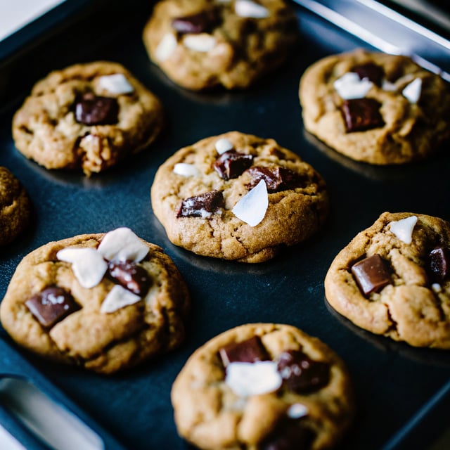 Dank Coconut Oil Chocolate Chunk Cookies