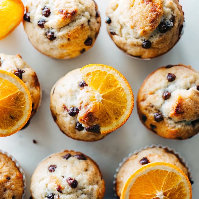 Dreamy Orange Chocolate Chip Muffins