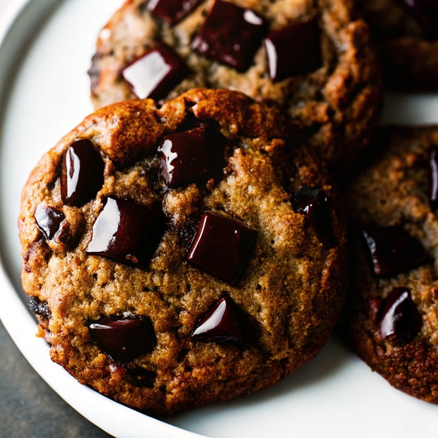 Grain Free Peanut Butter Chocolate Chunk Cookies