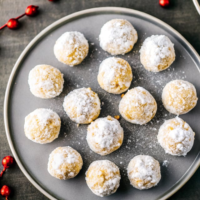 Grain Free Snowball Cookies