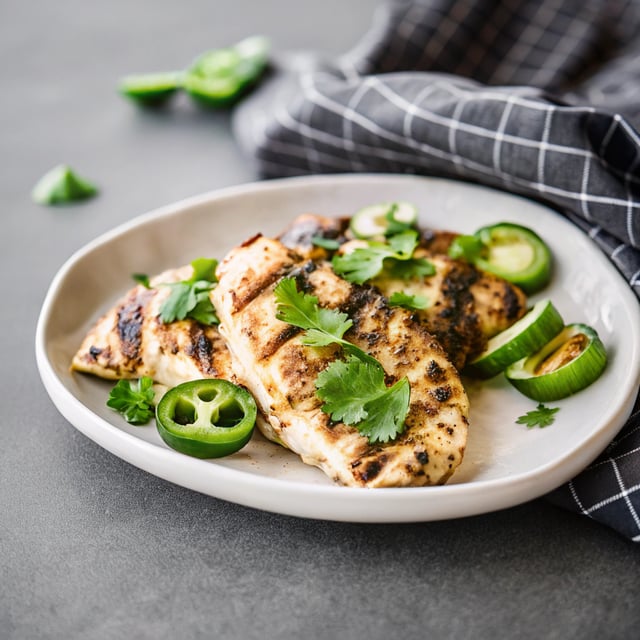 Grilled Jalapeño Cilantro Chicken