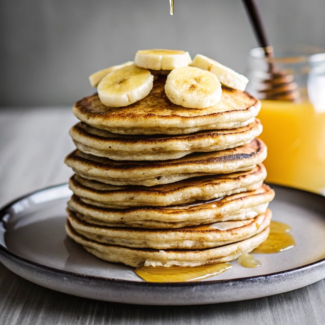 Healthy Banana Oatmeal Pancakes (made in the blender!)