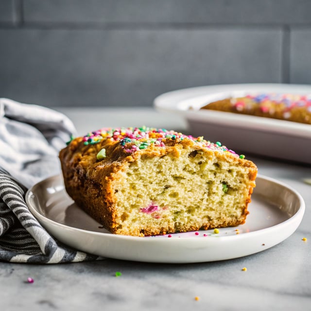 Healthy Birthday Cake Bread