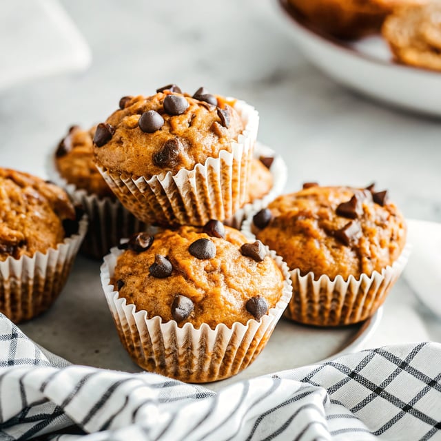 Healthy Chocolate Chip Sweet Potato Muffins