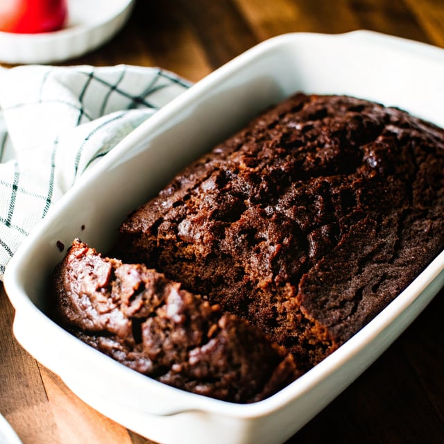 Healthy Double Chocolate Zucchini Bread (nut free, vegan & gluten free!)