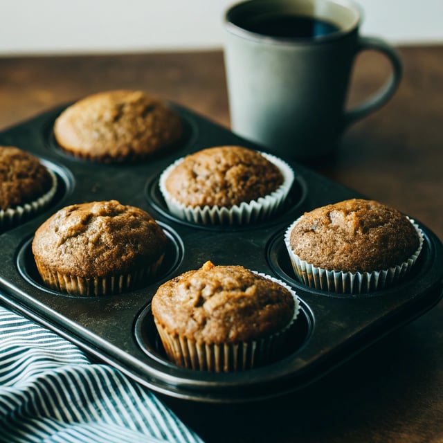 Healthy Gingerbread Muffins