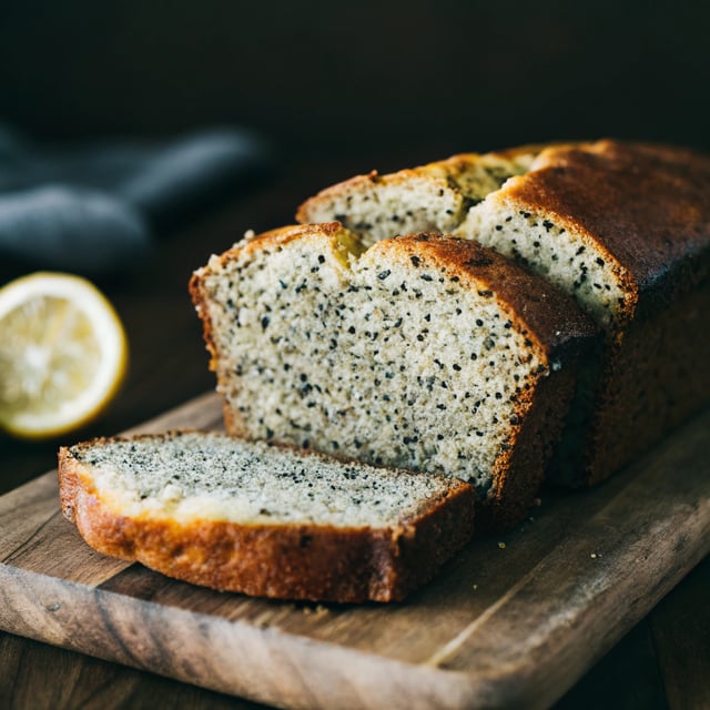 Healthy Lemon Poppy Seed Bread