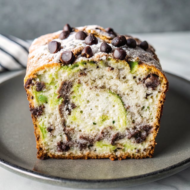Healthy Marbled Chocolate Zucchini Banana Bread