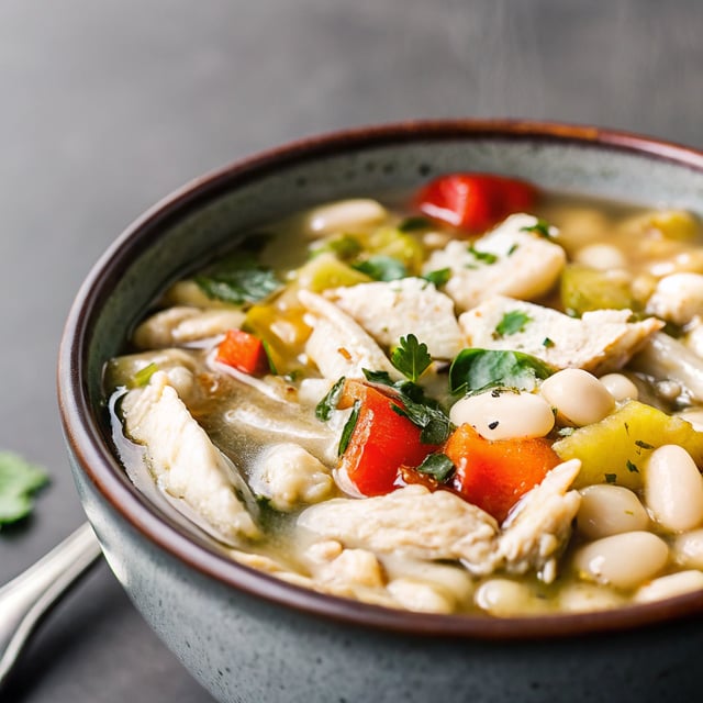 Healthy White Chicken Chili