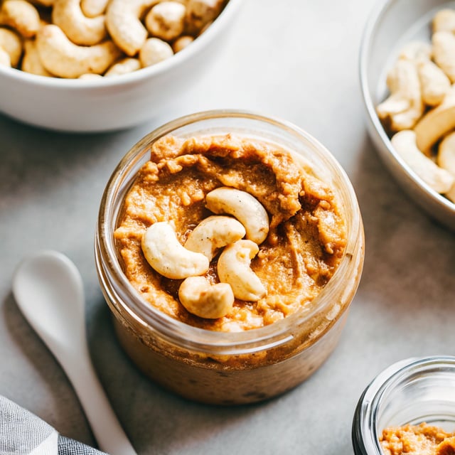 Homemade Cashew Butter with Vanilla Bean & Sea Salt