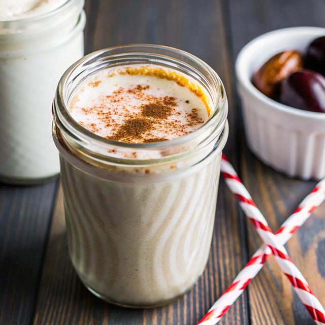 Homemade Cinnamon Date Cashew Milk