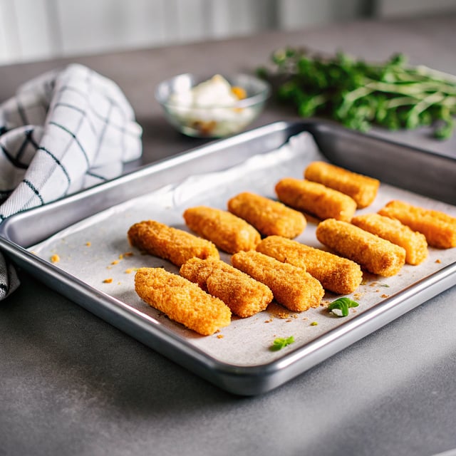 Homemade Crispy Baked Fish Sticks
