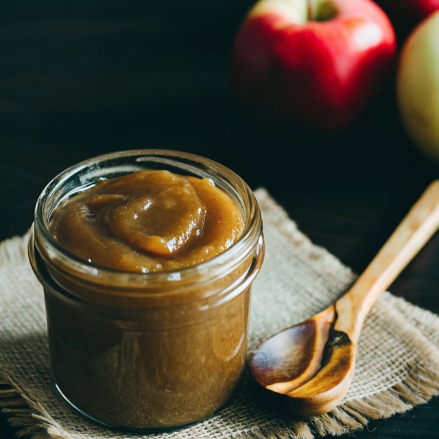 Homemade Slow Cooker Apple Butter (no sugar added!)