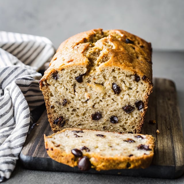 Honey Whole Wheat Chocolate Chip Banana Bread