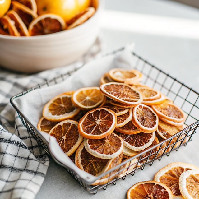 How to Make Dried Citrus