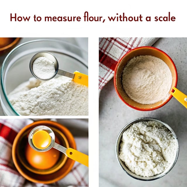 How to Measure Flour (without a scale!)