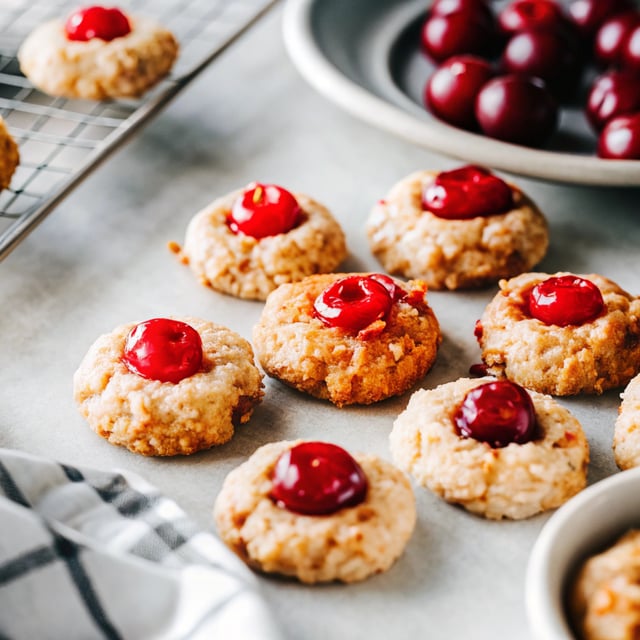Italian Cherry Almond Cookies (dairy free & gluten free!)