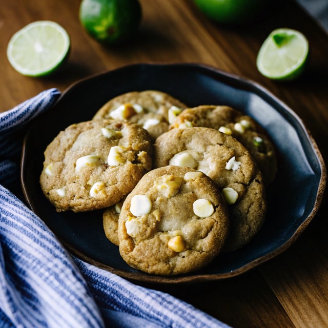 Key Lime White Chocolate Macadamia Nut Cookies