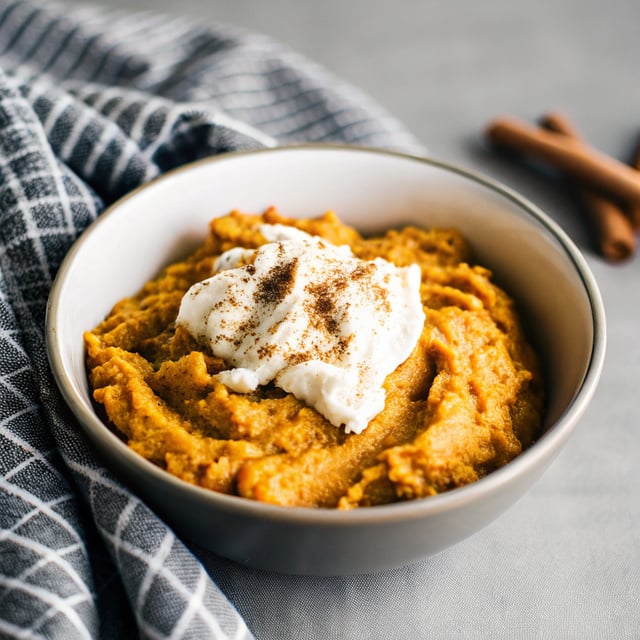 Lightened Up Brown Butter Mashed Sweet Potatoes