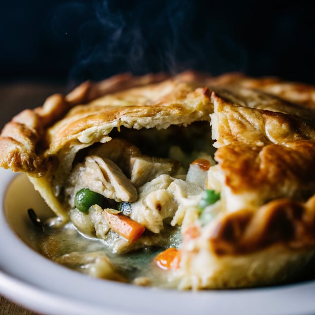Lightened Up Chicken Pot Pie