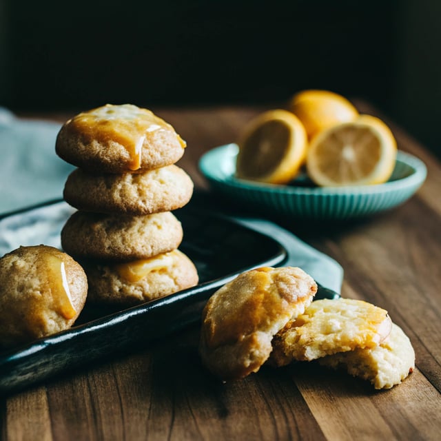 Melt In Your Mouth Italian Iced Orange Cookies