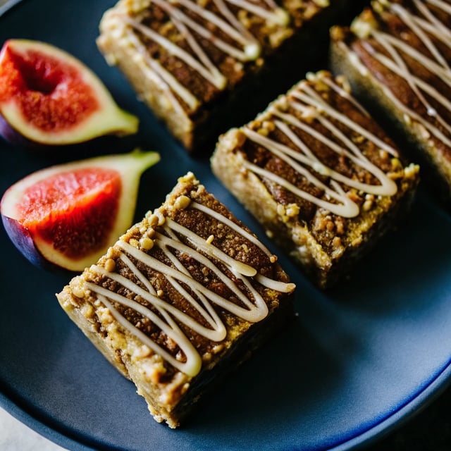 Nicole’s No Bake Tahini-Fig-Oat Bars